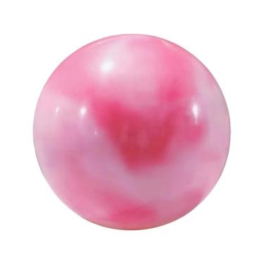 Imagem de harayaa Bola de ginástica rítmica, ioga e dança, e leve, 18 cm (7,09 polegadas), ideal para competições, exercícios treinamento de dança, Vermelho Nuvem