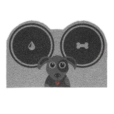 Imagem de Tapete Entrada Porta Casa Apartamento Capacho 40x60 40x75 Home Bem Vindo Diversos Bege Preto Cinza(Hora do Lanche Dog 40x60)