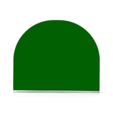 Imagem de Porta-guardanapos de acrílico verde escuro, suporte de guardanapo de jantar em forma de U, suporte vertical de toalha de papel