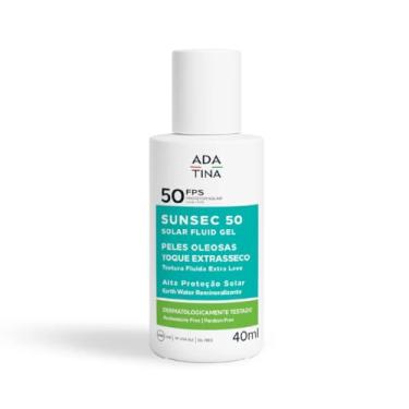 Imagem de Protetor Solar 12HS Fluido Toque Seco Peles Oleosas Sunsec Solar Fluido FPS 50 Ada Tina