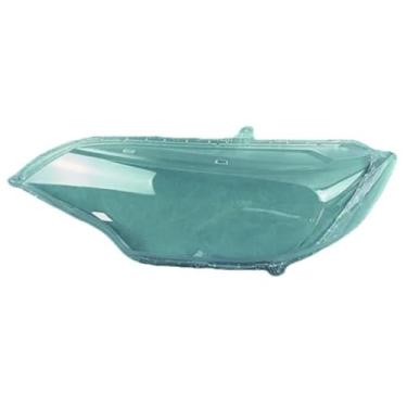 Imagem de Compatível com honda fit jazz gk5 2014-2020 capa do farol dianteiro do carro auto abajur capa da lâmpada cabeça luz lente escudo(Left)