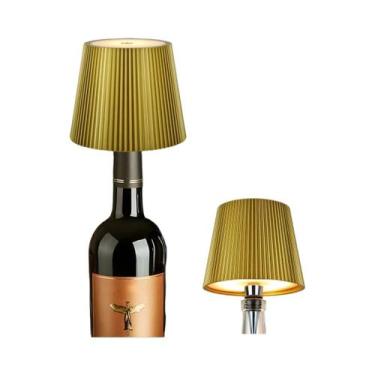 Imagem de Lâmpada De Garrafa De Vinho LED Portátil Sem Fio Com Controle Por Toqu