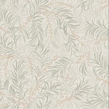 Imagem de Fiula Papel de parede bege e laranja papel de parede folhas e frutas Boho papel de parede autoadesivo descascar e colar papel de contato removível adequado para locatário banheiro cobertura de quarto