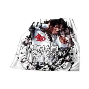 Imagem de Cobertor Super Macio Michael J-Jackson De Alta Qualidade Para Viagem, 