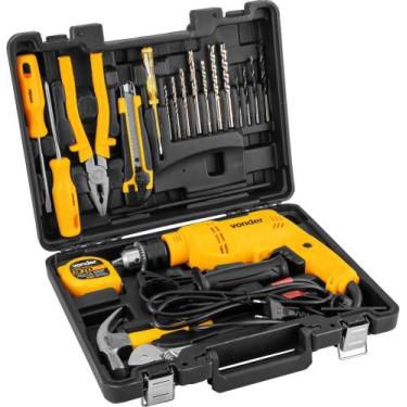 Imagem de Furadeira De Impacto 1/2'' Fiv 519 Jogo Com 19 Acessórios 220V Vonder,