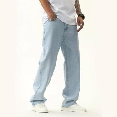 Imagem de Calça Bag Jeans Balão Carpenter corte Reto Larga - Kouck Urban, Jeans 