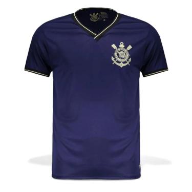 Imagem de Camisa Corinthians Roxa Casual Torcedor Masculina Oficial-Masculino