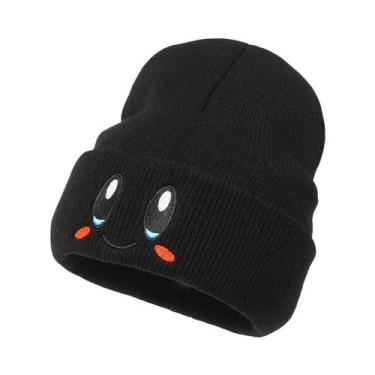 Imagem de Gorro De Tricô Casual E Moderno Com Bordado De Olho Em Cores Vibrantes
