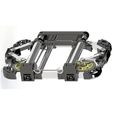 Imagem de Carrinho dobrável leve e portátil de liga de alumínio - Carrinho de viagem preto elegante para compras e uso doméstico - Solução fácil de transporte e armazenamento