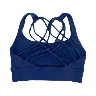 Imagem de Top De Treino Feminino Com Sutiã Esportivo Push up À Prova De Choque, 