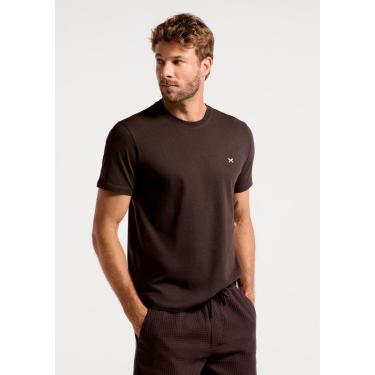 Imagem de Camiseta Básica Masculina Regular World Com Bordado-Masculino