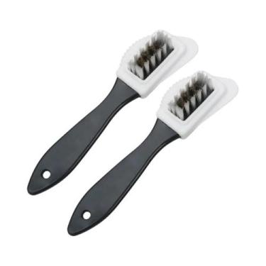 Imagem de Escova De Couro Nobuck Com Fio De Latão Para Limpeza De Botas De Neve 