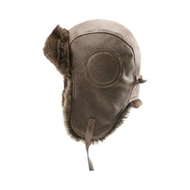 Imagem de Chapéu De Inverno Masculino Quente Com Pelúcia Sintética, Óculos De Pr