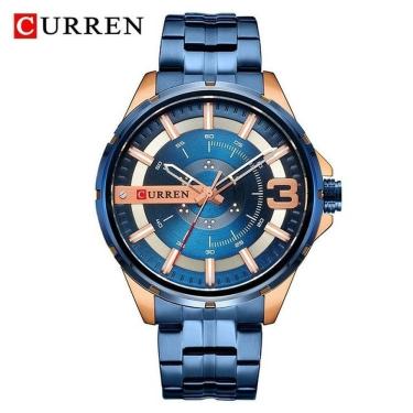 Imagem de Relógio Masculino Curren 8333 à Prova D'água Azul
