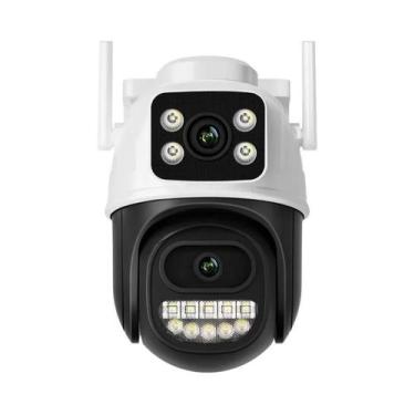 Imagem de Câmera PTZ Wifi De 12MP 6K Com Lente Dupla, Zoom 8X, Detecção Humana P
