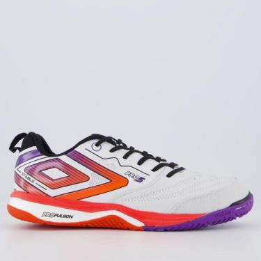 Imagem de Chuteira Umbro Pro 5 Stable Futsal Branca, 41