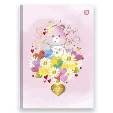Imagem de Caderno Colegial Ursinhos Carinhosos Costurado 160 Folhas, Rosa