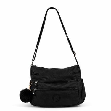 Imagem de Bolsa Feminina Transversal Tiracolo Nylon Casual Leve Design com Múlti