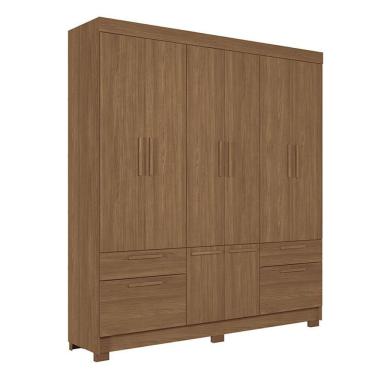 Imagem de Guarda Roupa Casal 8 Portas Curitiba Jatobá - Santos Andirá