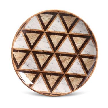 Imagem de Prato Sobremesa Porto Brasil Avulso Platinum Agra Greek Coup 1 Peça -,