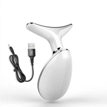 Imagem de Massageador facial de pescoço LED Photon Skin Tighten 3 cores - Youshe