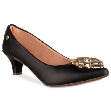 Imagem de Scarpin Feminino Salto Baixo Fino Sapato Boneca Salto Alto Mary Jane L