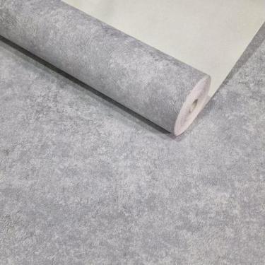 Imagem de Papel de Parede Importado Cimento Queimado Vinílico Luxo - Casa Beni