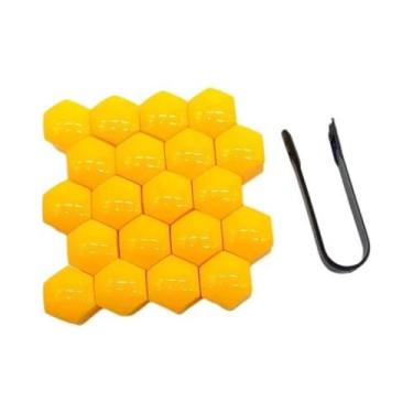 Imagem de 20PCS Capas Protetoras Antiferrugem Para Porcas De Roda De Carro 21/19