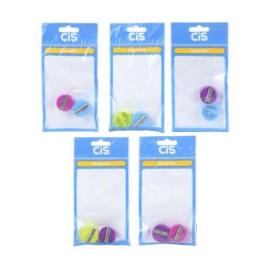 Imagem de Apontador Cis Basic Redondo 1 Furo com 2 Unidades - Item Sortido, UNIC