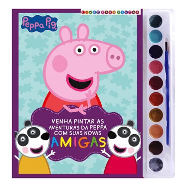 Imagem de Livro Infantil para Colorir Editora Online Peppa Pig