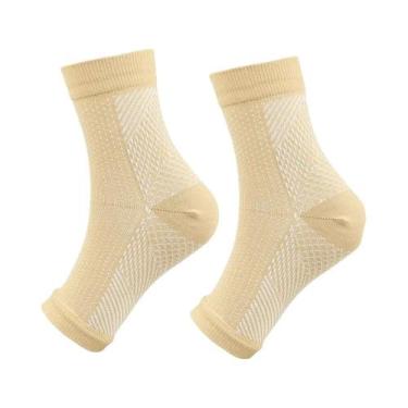 Imagem de Meias De Compressão Para Suporte Do Tornozelo, Protetor Antifadiga Par