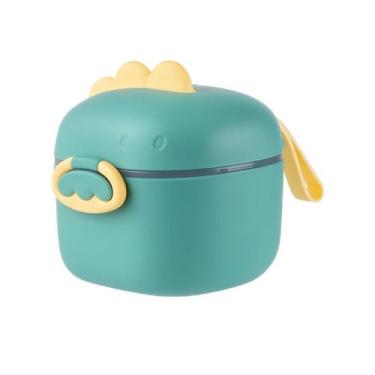 Imagem de Pote Dosador Leite em Pó Verde com Colher Medidora Tam P - B2