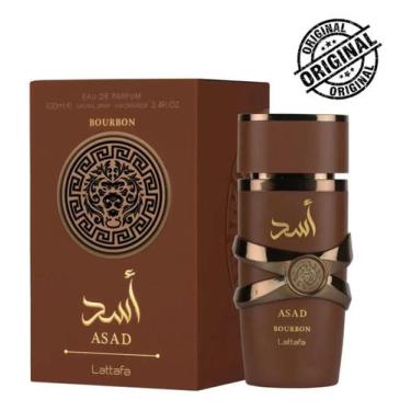 Imagem de Perfume Lattafa Asad Bourbon Masculino 100ml EDP Original Árabe Intens