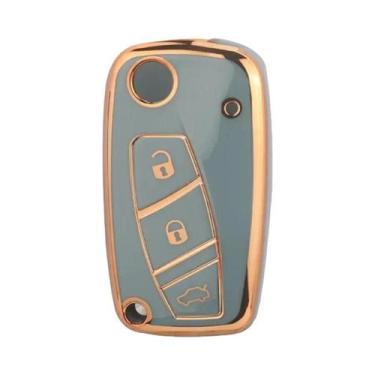 Imagem de Capa De Chave Remota TPU Para Carros Fiat IVECO, Compatível Com Punto,