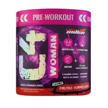 Imagem de C4 Woman Pré Treino 200g New Millen, Frutas vermelhas
