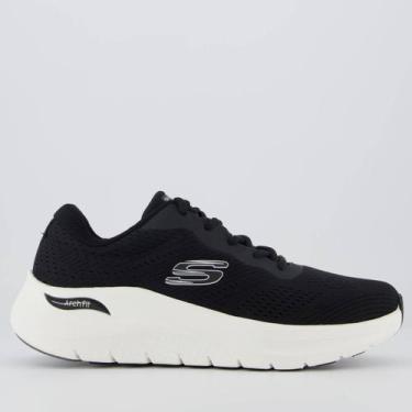 Imagem de Tênis Skechers Arch Fit 2.0 Preto e Branco, 39