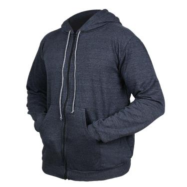 Imagem de Casaco Moletom Blusa De Frio Unissex De Zíper Esporte-Unissex