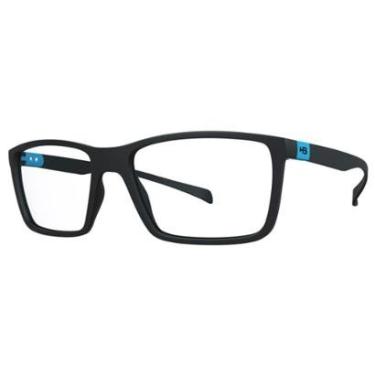 Imagem de Armação para Óculos de Grau HB Polytech 93136/55 Preto Fosco-Masculino