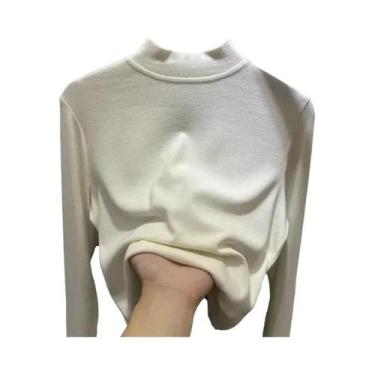 Imagem de Camiseta Térmica Feminina De Manga Longa Slim Fit, Camada Base Quente 