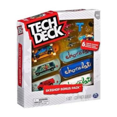 Imagem de Skate Tech Deck Kit Com 6 Shapes Coleção Especial Chocolate