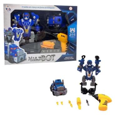 Imagem de Boneco Multibot Truck Transform 2 em 1 Robô e Caminhão - Pica Pau