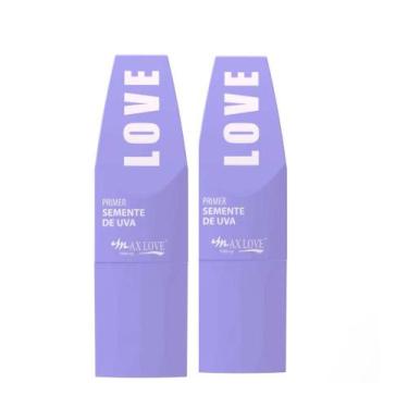 Imagem de Kit 2 Primers Faciais Max Love 30ml -escolha, SEMENTE DE UVA