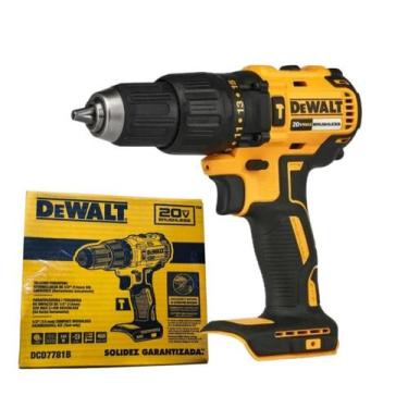 Imagem de Furadeira e Parafusadeira 13mm Sem Fio Dewalt Modelo DCD7781B Sem Bate