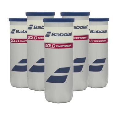 Imagem de Bola de Tênis Babolat Gold Championship Pack com 5 Tubos