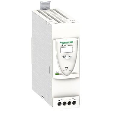 Imagem de Módulo do Conversor ABL8DCC12020 Tensão de Saída 12V CC 2A 24W com Proteção Contra Curto e Reposição Automática Preto
