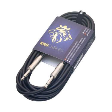 Imagem de Cabos Para Instrumentos P10 P10 5 Metros Gte-05 Kng Wireconex