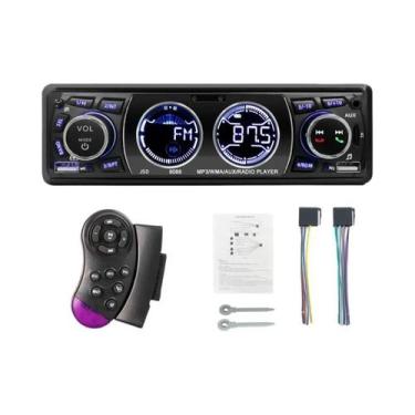 Imagem de Rádio De Carro Universal 1din Bluetooth, Reprodutor De Áudio Estéreo M