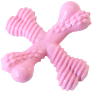 Imagem de Brinquedo Odontopet Spinner Júnior Rosa para Cães Filhotes - Tam. Único
