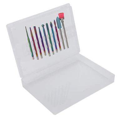 Imagem de Conjunto de brocas para unhas, brocas para esmaltes, brocas para unhas, brocas de carboneto de tungstênio para esfoliantes de pele para remoção de unhas géis