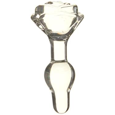 Imagem de Lovetoys Plug De Vidro 10Cm Base Flor - Coleção Fetiche Transparente